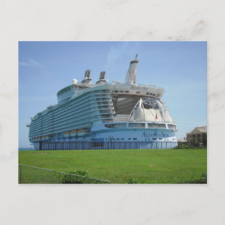 Carte Postale Jetée de bateaux de croisière Falmouth