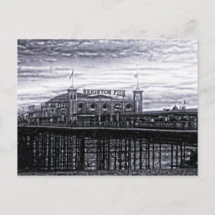 Carte Postale Jetée de contraste Brighton