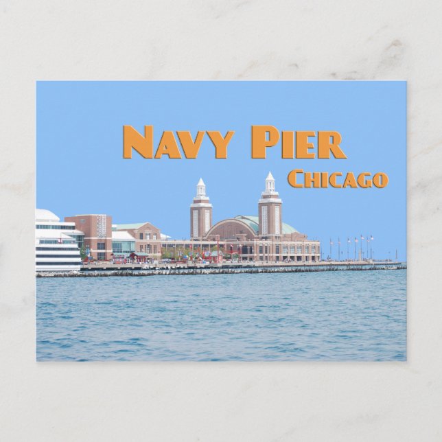 Carte Postale Jetée de marine - Chicago Illinois (Devant)