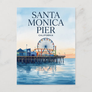 Carte Postale Jetée de Santa Monica Californie