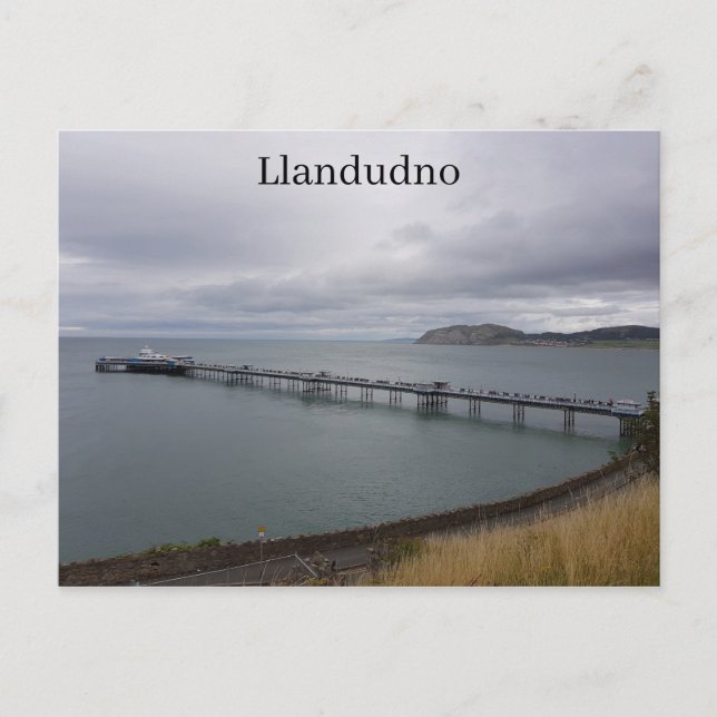 Carte Postale Jetée Llandudno (Devant)