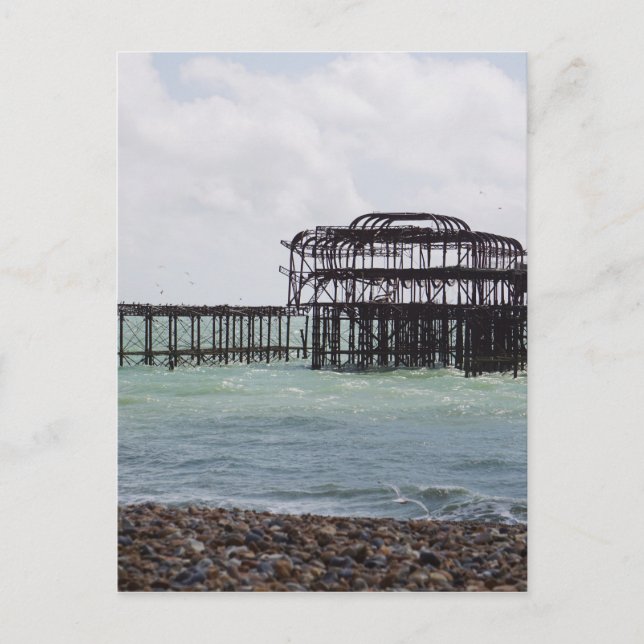 Carte Postale Jetée ouest de Brighton (Devant)