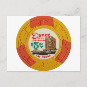 Carte Postale Jeton de poker de Las Vegas de casino de jeux de h