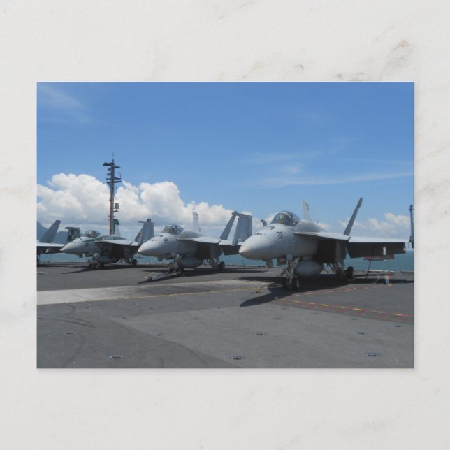 Carte Postale Jets de chasseurs F-18 (Devant)
