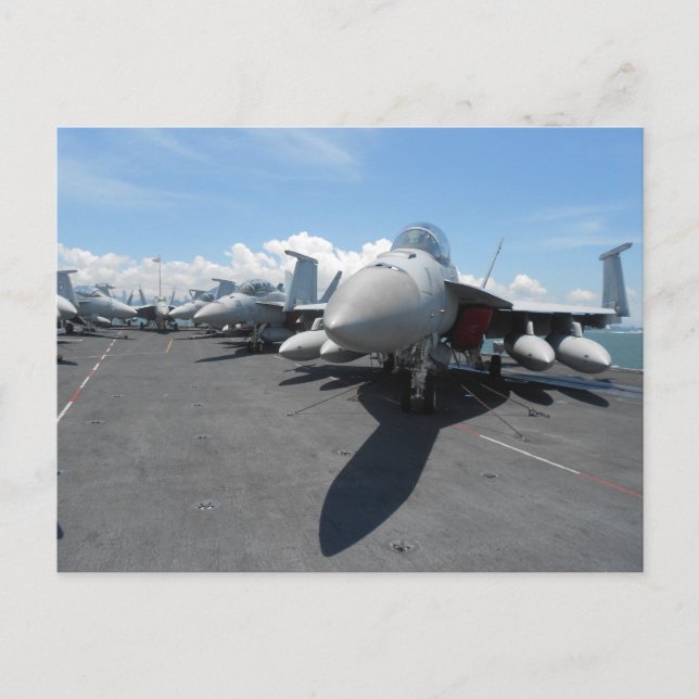 Carte Postale Jets de chasseurs F-18 (Devant)