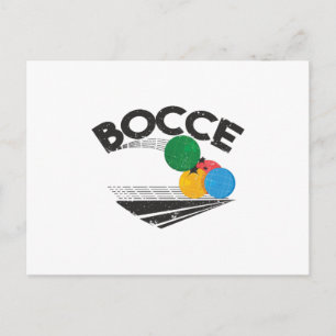Carte Postale Jeu Bocce Balls