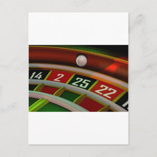 Carte Postale Jeu casino roulette Rulet