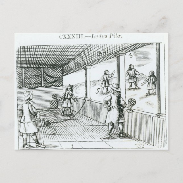 Carte Postale Jeu de balle (Devant)