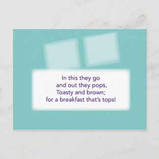 Carte Postale Jeu de chasse au trésor - indice #4 - grille-pain