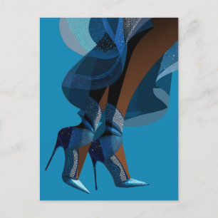 CARTE POSTALE JEU DE CHAUSSURES #1