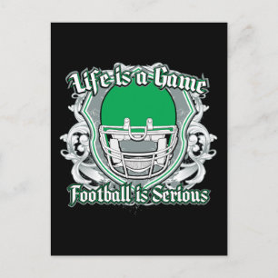 Carte Postale Jeu de football Vert