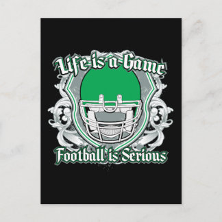 Carte Postale Jeu de football Vert
