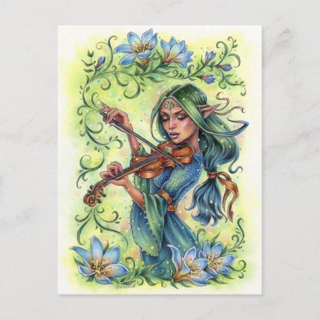 Carte Postale Jeu de nuit d'été (Devant)