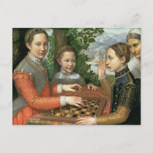 Carte Postale Jeu d'échecs, 1555