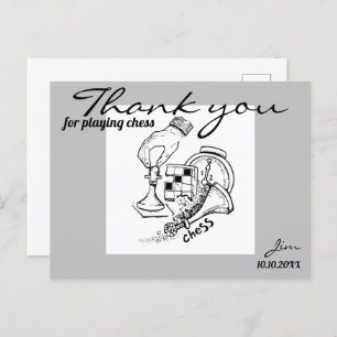 Carte Postale Jeu d'échecs. Arts graphiques