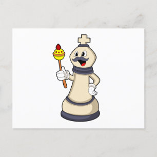 Carte Postale Jeu d'échecs King à Chess.PNG