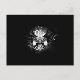 Carte Postale Jeu Jeu Gamer Contrôleur vidéo Jeu Idée cadeau