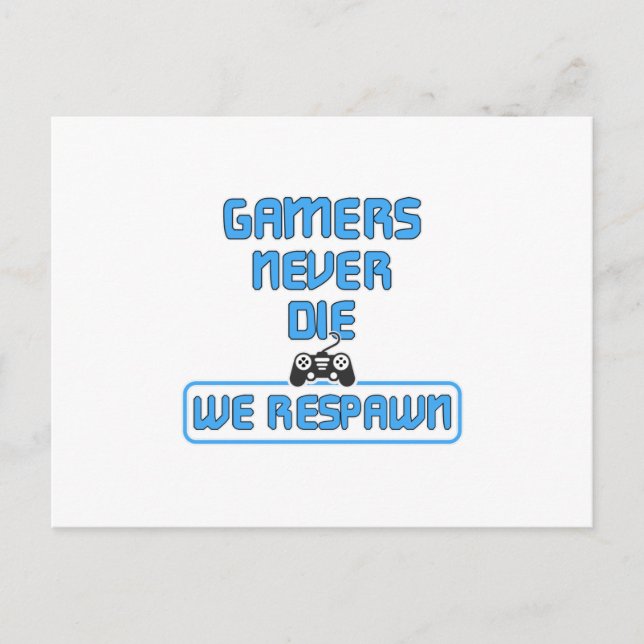 Carte Postale Jeu Jeu Joueur Vidéo Jeu Console Idée cadeau (Devant)