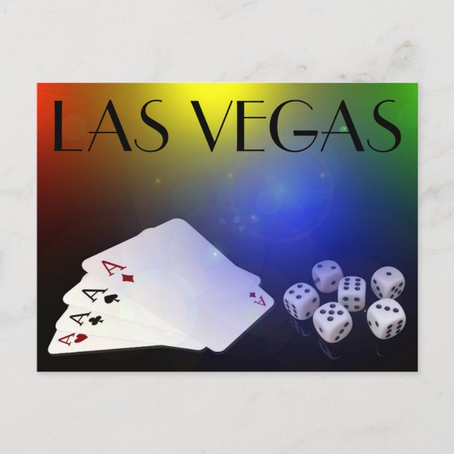 Carte Postale Jeu LAS VEGAS (Devant)