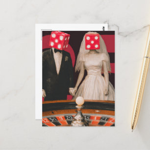 Carte Postale Jeu sur le mariage surréaliste
