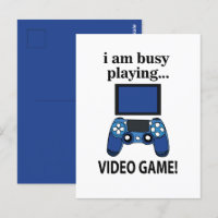 Jeu vidéo Je suis occupé à jouer jeu vidéo