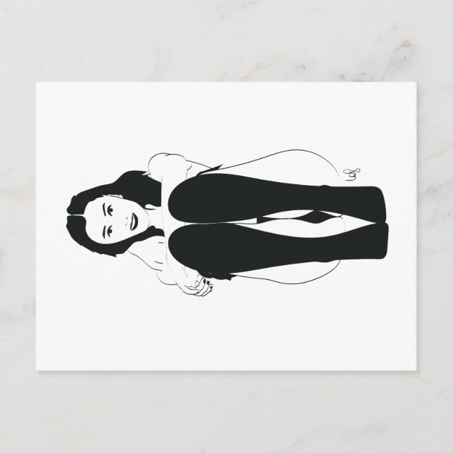 Carte Postale Jeune femme (Devant)