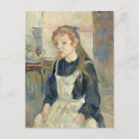 Jeune fille avec tablier | Berthe Morisot