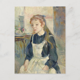 Carte Postale Jeune fille avec tablier   Berthe Morisot
