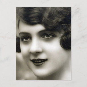 Carte Postale "Jeune fille française" Photographie vintage