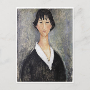 Carte Postale Jeune fille noire haïe, Modigliani