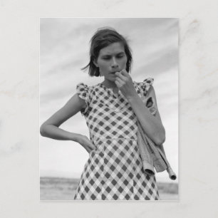 Carte Postale Jeune mère en Californie 1937