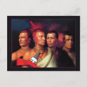 Carte Postale Jeune Omahaw, Aigle de guerre, Petite Missouri & P