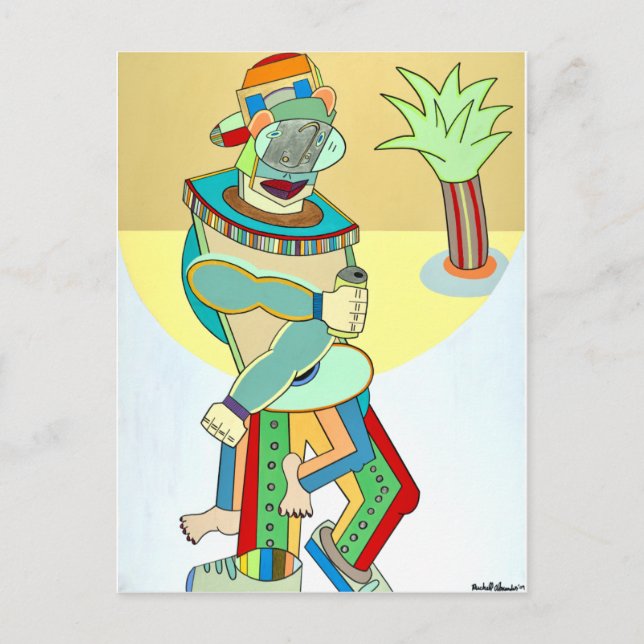 Carte Postale "Jeunesse jamaïcaine" par Ruchell Alexander (Devant)