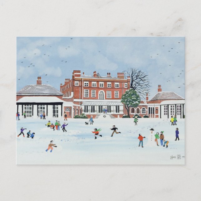 Carte Postale Jeux de neige 1991 (Devant)