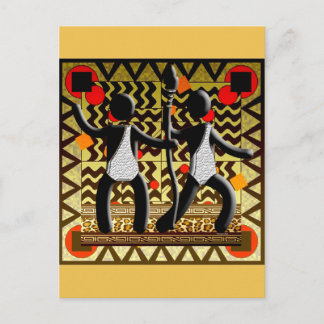 Carte Postale Jeux Olympiques Africains Qui Passent La Parole