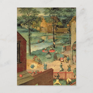 Carte Postale Jeux pour enfants, 1560