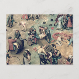 Carte Postale Jeux pour enfants : détail du bas à droite