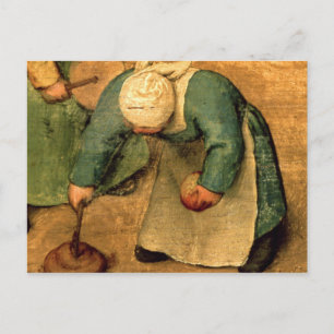 Carte Postale Jeux pour enfants : détail d'une fille jouant