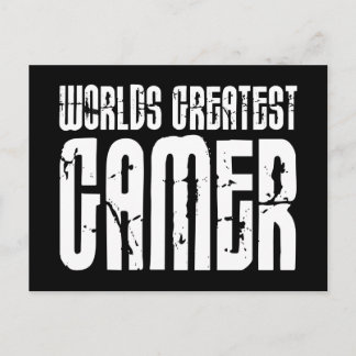 Carte Postale Jeux Vidéo Jeu & Gamers Monde Meilleur Gamer