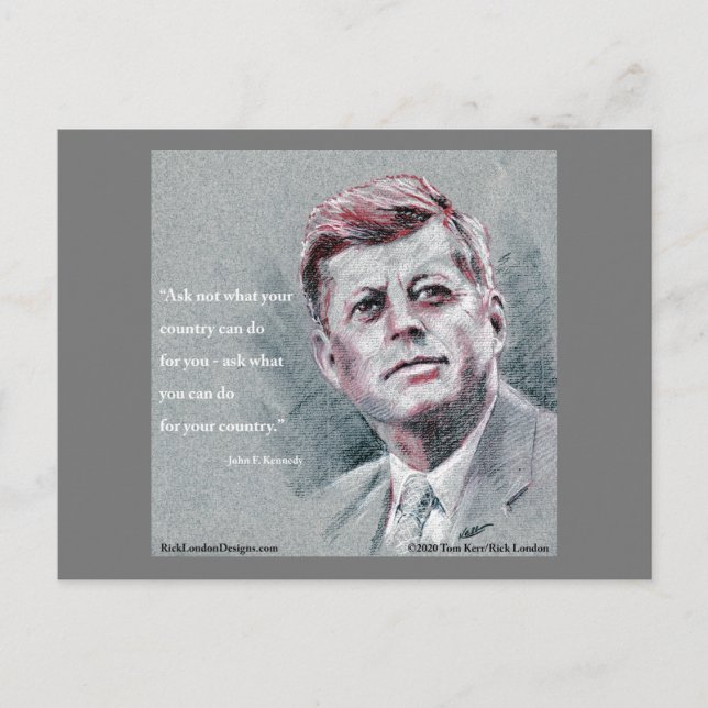Carte Postale JFK et devis (Devant)