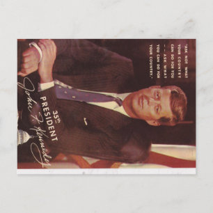 Carte Postale JFK Kennedy président