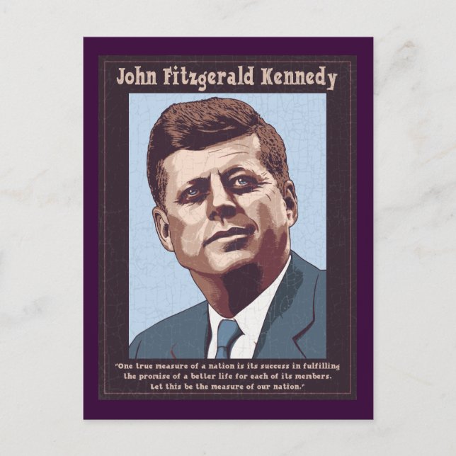 Carte Postale JFK - Mesure (Devant)