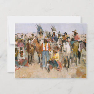 Carte Postale Jicarilla Apache Fiesta, Peintre Célèbre