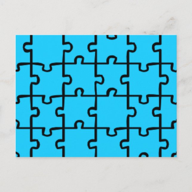 Carte Postale Jigsaw Puzzle Pièces Motif 3 (Devant)