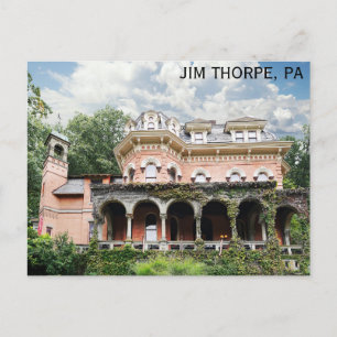 Carte Postale Jim Thorpe Pennsylvania Harry Packer Mansion