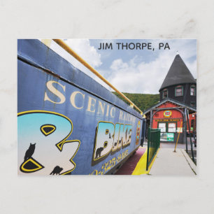 Carte Postale Jim Thorpe Pennsylvania Train Station Travel