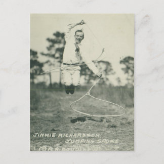 Carte Postale Jimmie Richardson saut parlé.