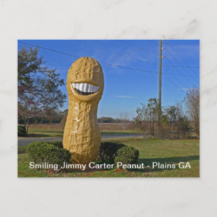 Carte Postale Jimmy Carter Peanut souriant - Plaines Géorgie