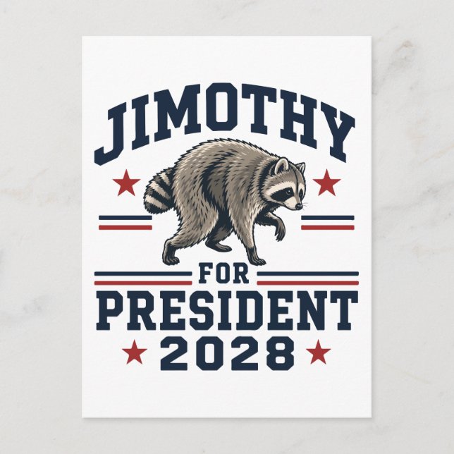 Carte Postale Jimothy président 2028 (Devant)