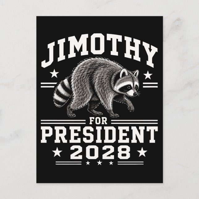 Carte Postale Jimothy président 2028 (Devant)